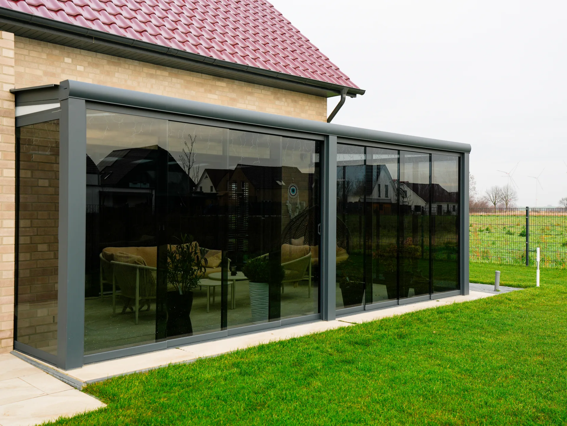 Es Veranda project - glazen dak veranda